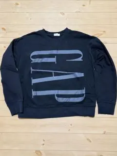 GAP◆ギャップキッズ　ロゴトレーナー　150 XL 黒