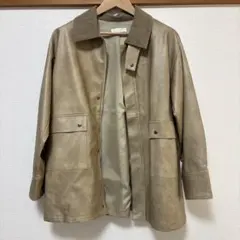 SeaRoomlynn VintageECOレザーシャツジャケット ブラウン - メルカリ