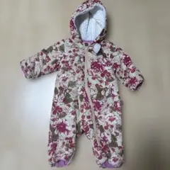 花柄フード付きアウター