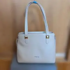 FURLA トートバッグ　ピンク ベージュのサムネイル