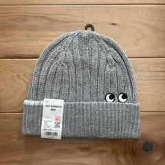 【新品未使用】ANYA HINDMARCH アニヤ×ユニクログレー ニット帽