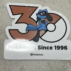 ルカリオ 韓国限定 ポケモンメガフェスタ30周年記念ステッカー ポケモン 韓国限定 メガフェスタ30周年記念 ステッカー シール