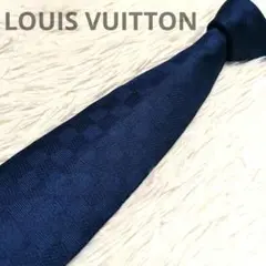 極美品✨️ ルイヴィトン ネクタイ モノグラム ストライプ パープル