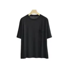 【新品】COMOLI 26SS サマーウール 半袖Tシャツ Charcoal 4のサムネイル