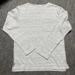 GLOBAL WORK グレー M 長袖カットソー