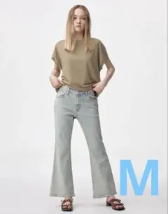 GUスリムフレアジーンズEC (丈短め68.0cm)