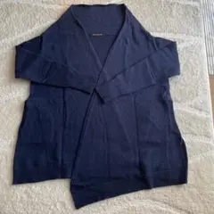 mizuiro ind ネイビー ロングカーディガン
