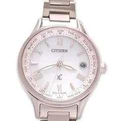 【現行・未使用級16.5㎝】 シチズン ｘC 電波ソーラー サクラピンク　チタン