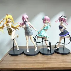 【まとめ売り】ToLOVEる 4体セット 美少女 フィギュア