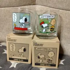 スヌーピー コップ グラス 2点セット