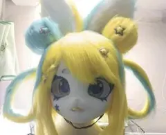 まどマギ 鹿目まどか kigurumi着ぐるみマスク 全頭面鍵付き コスプレ