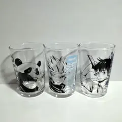 呪術廻戦0 一番くじ 顕現 Ｄ賞グラス 五条 乙骨 パンダ