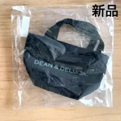 新品DEAN & DELUCA ブラックミニトートバッグ