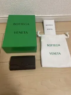 BOTTEGA VENETA ダークブラウン キーケース