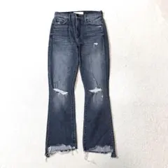 MOTHER マザー INSIDER CROP STEP CHEW デニム25