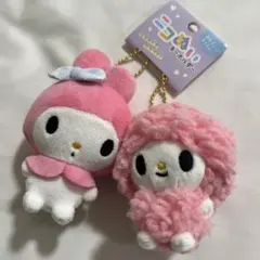 可愛い！★マイメロディお好きなお方へ★ニコぬい キーホルダー ピンク