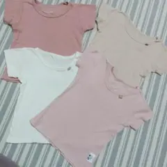 半袖シャツ80　4枚セット