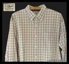 ★USA古着★ L.L.Bean チェック柄 長袖シャツ