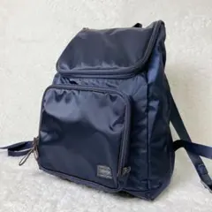 【未使用級】 PORTER プラン リュック バックパック ナイロン ネイビーのサムネイル