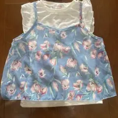 sospita チュニック 120cm 花柄レイヤード風