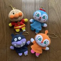 アンパンマン　指人形　ぬいぐるみ　4点セット