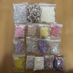 ビーズセット 16袋 多色