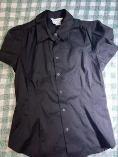 ZARA WOMAN 半袖シャツ ブラック Mサイズのサムネイル