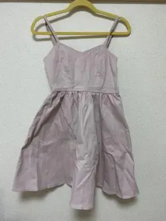 lilLilly リルリリー　バックリボン ノースリーブ トップス ペールピンクのサムネイル