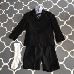 ブラック ストライプ スーツ 120cm