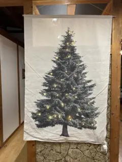 クリスマスツリー LED　salut! サリュ　クリスマス　ツリータペストリー