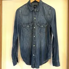 GAP DENIM デニムシャツ 長袖 ウエスタンのサムネイル