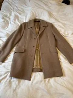 ポールスミス　ベージュ ウール チェスターコート