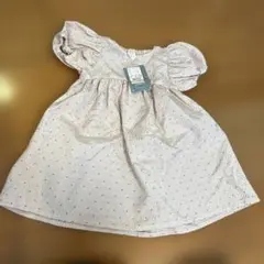 新品未使用　しまむら　softcheese ジャガードワンピース　100