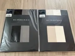 【新品】バーバリー　ストッキング　M-Lサイズ　2足