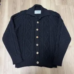 Olderby Knitwear ケーブルニット カーディガン インバーアランのサムネイル