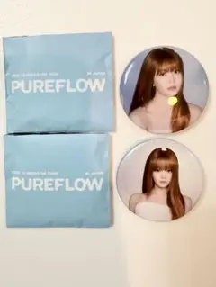 ルセラフィム チェウォン PUREFLOW 缶バッジ 2種セット ランダム