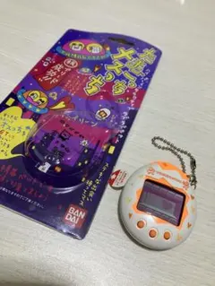 たまごっち メスっち　1997年製 ホワイト/オレンジ　中古