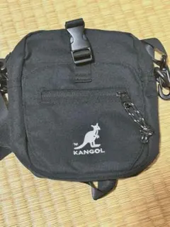 KANGOL ブラック ショルダーバッグ