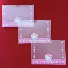 い*ト様 製薬 ハローキティ ナース　診察券ケース カードケース 3枚　2005