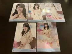 乃木坂46 生写真 結成15周年 全ツ2026 アニバ 大越ひなの 5種コンプ 