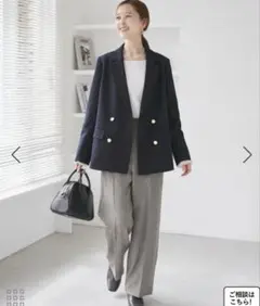 新品未使用✨ROPÉ PICNICベイカーワイドパンツ/通勤対応　Lサイズ