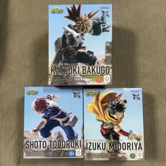 【新品未開封】ヒロアカ ユアネクスト XrossLink フィギュア 3種セット