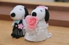 スヌーピー ウェディングドールセット　結婚式　ウェルカムスペース