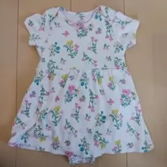 【限定値下げ】carter’s ロンパースワンピース 80〜90 花柄 女の子