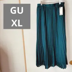 【タグ付】GU ジーユー プリーツロングスカート XL