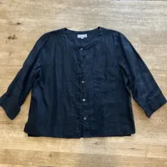 MARGARET HOWELL リネン ノーカラージャケットのサムネイル