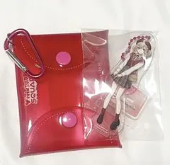 プロセカ×スシローコラボ 小豆沢こはね アクリルチャームスタンド マルチポーチ