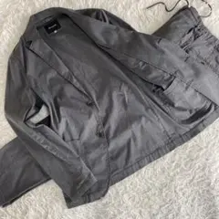 【美品】デリシャス カジュアルセットアップスーツ　グレー　M相当