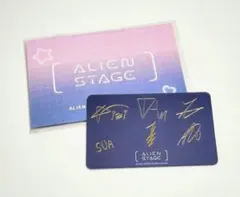エイリアンステージ　エイステ　ALIEN STAGE 全員サイン　カード　特典