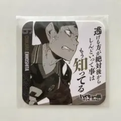 ハイキュー　縁下力　コースター　ゲンガ×タイカン　原画展　烏野　古舘春一